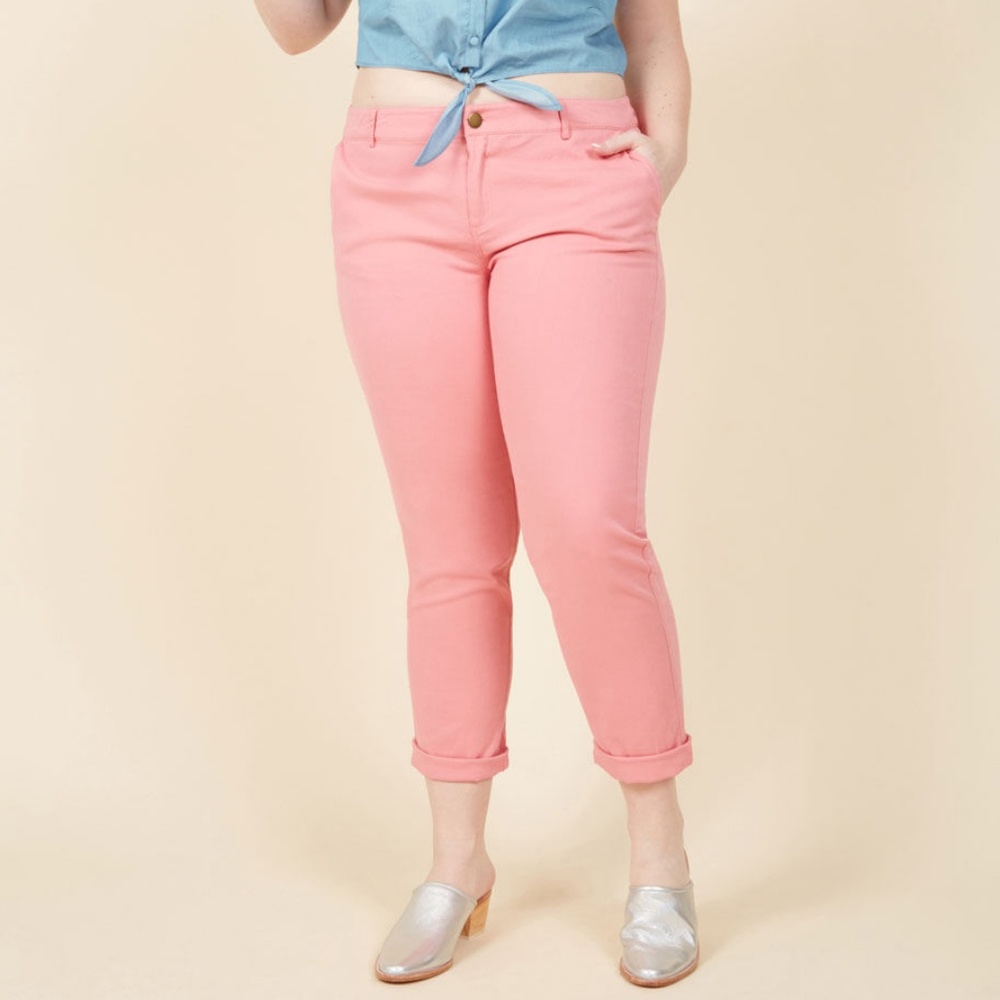 Modcloth Pink Straight Leg Pants